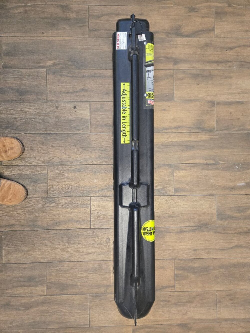 Sportube Adjustable Roller Rolling Hard Ski Case for Air Travel